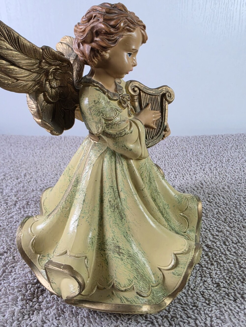 Vintage Italian Musical Angle Playing Harp By Euromarchi S.R.L. In Italy - Picture 9 of 12